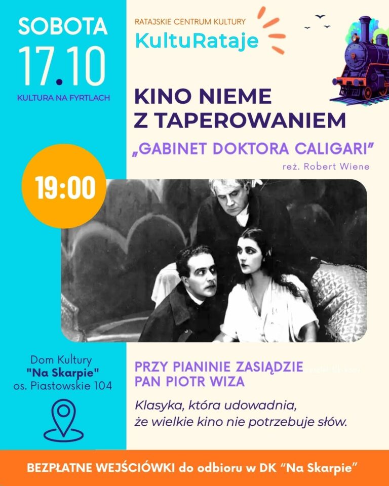 Kino nieme z taperowaniem z muzyką na żywo